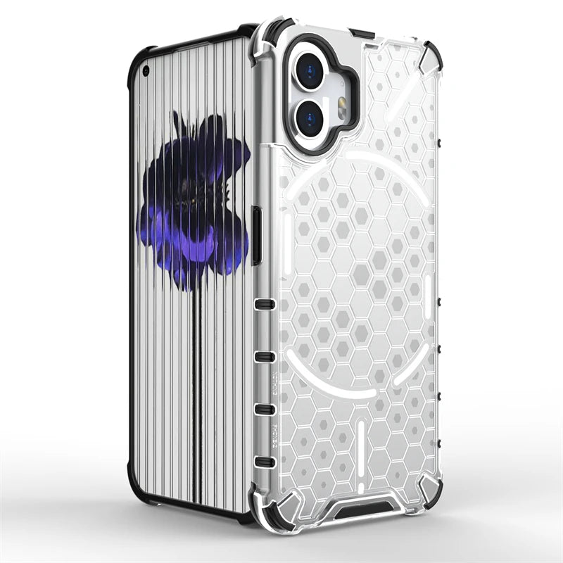 Shockproof Case for Nothing Phone 2 Cover Nothing Phone 2 Capas Transparent Bumper Honeycomb Clear Fundas Nothing Phone 2 (2)