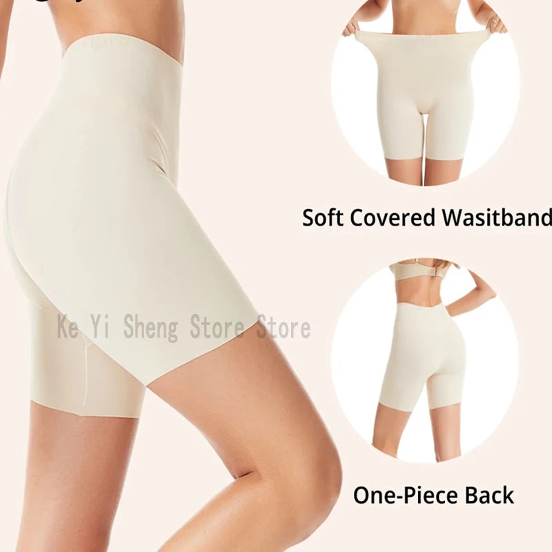 Women's thin safety pants, women's seamless breathable leggings, non-curling edge exposure, and plain pants are comfortable