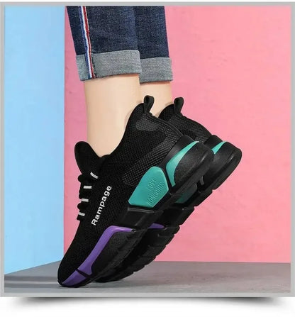 أحذية نسائية جديدة مريحة أحذية نسائية ربيعية وخريفية متعددة الاستخدامات برباط أحذية رياضية مريحة وخفيفة الوزن