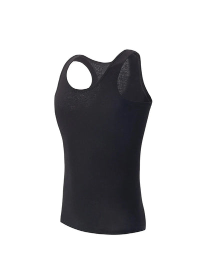 European and American Sizes Cotton MEN'S Vests Young MEN'S Sports Fashion Bottoming Vests Middle-aged and Old plus Size Vests