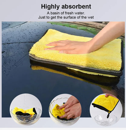 Microfiber Towel Car Microfiber Cloth Wash Towel Microfiber Cleaning Cloth Car Wash Drying Towel Auto Detailing