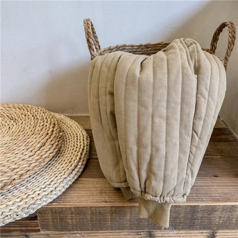 Children's Clothing From 2 To 7 Years Winter Kids Warm Cotton-Padded Trousers Baby Girls Thick Pants Toddler Boys Wear Clothes