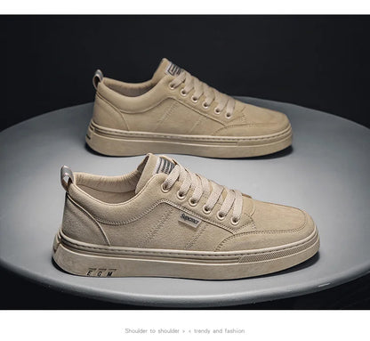 Men's Shoes 2025 New Spring Work Safety Shoes, Anti-slip, Wear-resistant, Versatile Casual Sports Work Shoes, Men's Board Shoes