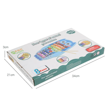 Montessori Wooden 8 Tones Multicolor Xylophone Wood Musical Instrument Toys For Baby Kids Puzzles Early Learning Games