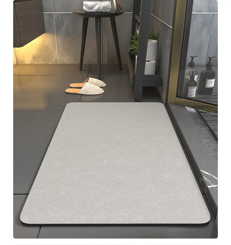 Bathroom Mats Diatomaceous Soft Mats Bathroom Quick Dry Water-absorbing Mats Toilet Non-slip Foot Mats Carpet Door Mats Bath Rug