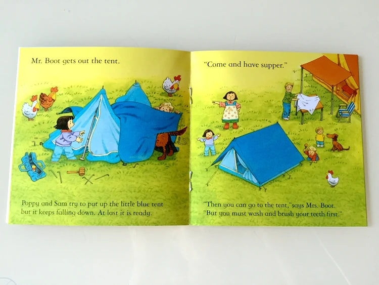 20Books/set 15X15Cm Kids Usborne Picture Books for Children Baby Famous Story English Child Book Educativo Infantil