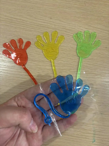 Funny Sticky Hands Toy 5-50 Pcs Elastic Slap Palm Squishy Kids Party Favors Novelty Gift Supplies for Children