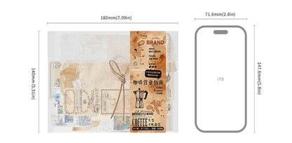 125piece Coffee Business Guide Writing Notebooks Coffee Handbook Decoration Notebooks Handbook School Large Portion