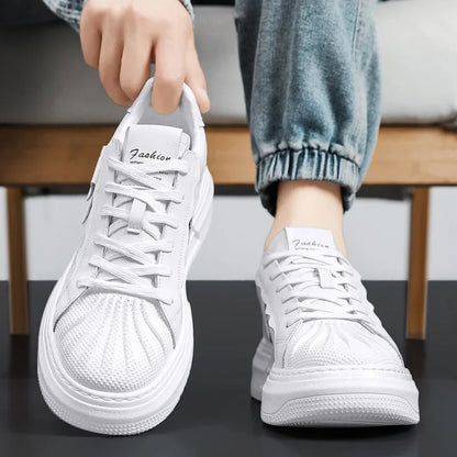 Men's Shoes 2025 New Trend Fashionable Versatile Breathable Niche Personality Casual Sports Board Shoes Thick Sole Comfortable