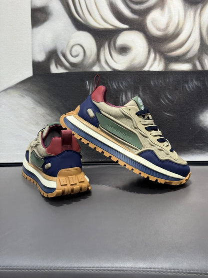 أحذية رياضية رجالية أحذية رياضية بنعل سميك أحذية رياضية كاجوال رياضية وترفيهية أحذية بدون كعب مقاومة للانزلاق