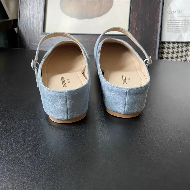 Woman Shoes ‌Summer New Women's Slippers Outdoor Casual Low Heel Slides with Buckle Slippers Women Daily Wear Closed Toe Sandals