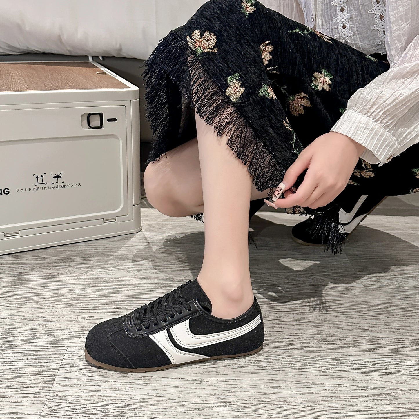 Shoes for Women 2025 Spring Autumn New Genuine Leather Ladies Moral Training Vulcanized shoes Retro Casual Flat Women's Sneakers