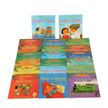 20 Books/set 15x15cm Usborne Farmyard Tales Series Children Baby Famous Farm Story English Picture Book Parent Child Reading