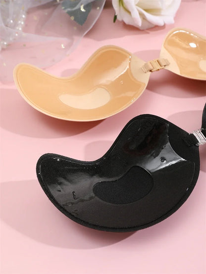 1 Piece Invisible Stick-On Lift Bra, Strapless & Seamless Push Up Anti-convex Bra, Women's Lingerie & Underwear Accessories