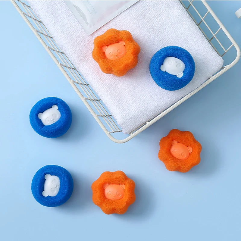 3pcs Pet Hair Remover Reusable Ball Laundry Washing Machine Filter Wool Sticker Cat Hair Remover Pet Fur Lint Catcher Home