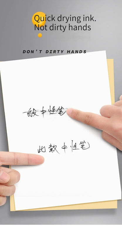 35/25pcs Gel Pen Set School Supplies Black Blue Red Ink Color 0.5mm Ballpoint Pen Kawaii PenWriting Tool School OfficeStationery