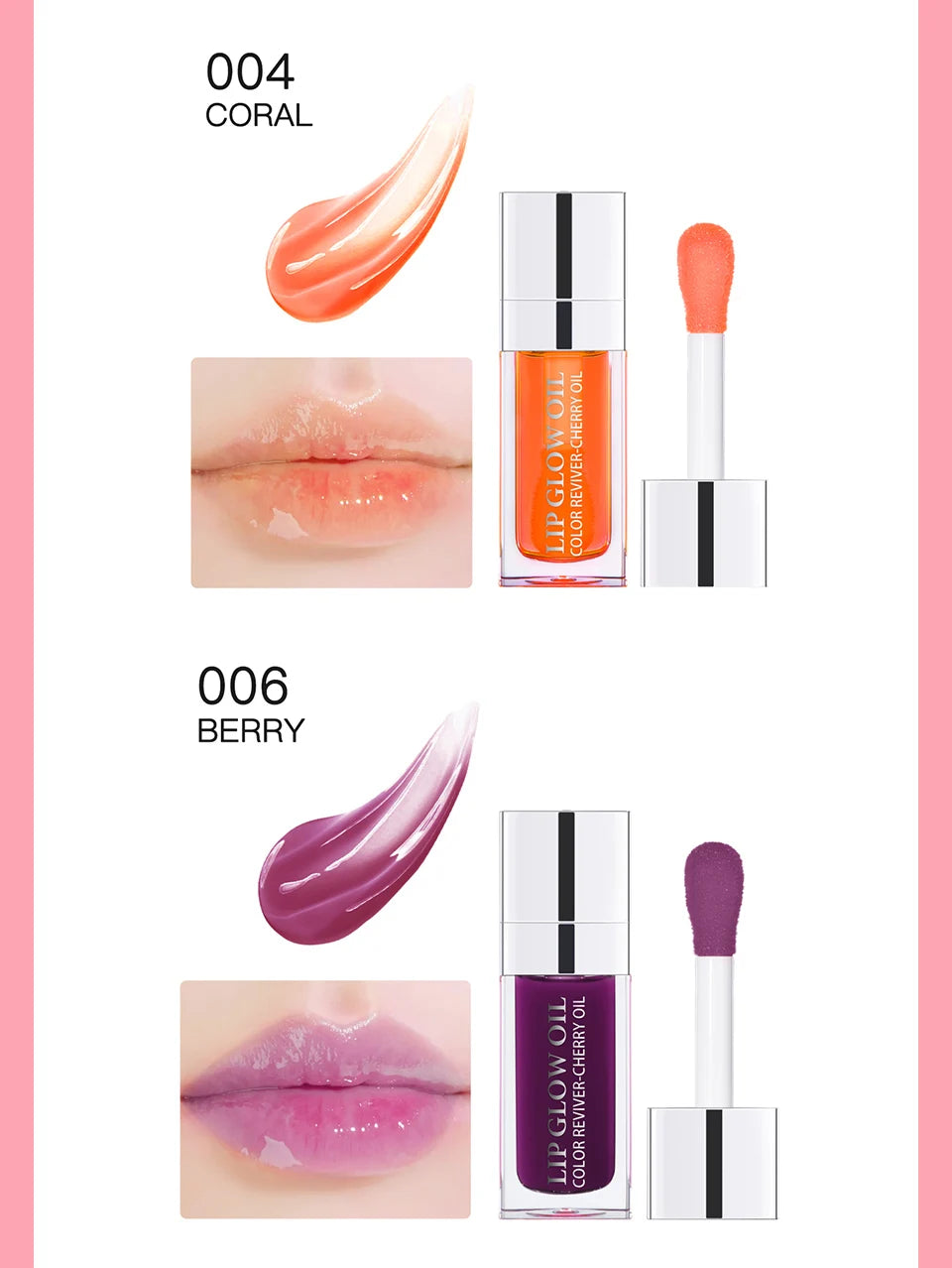 Crystal Jelly Moisturizing Lip Oil Plumping Lip Gloss Makeup Sexy Plump Lip Glow Oil Tinted Lip Plumper 6ml 1 Piece