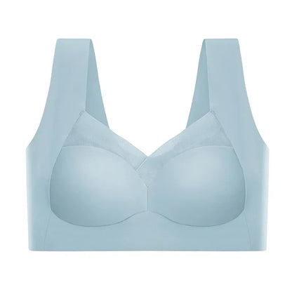 Soft Support Seamless Underwear Comfortable Gathering No Steel Ring Collection Light Thin Breathable Bra Style