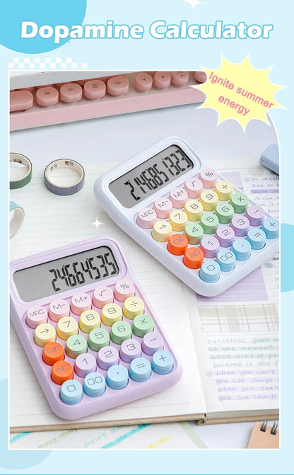 Calculator Dopamine Candy Color High Value Multifunctional Calculator for College Students Children Learning