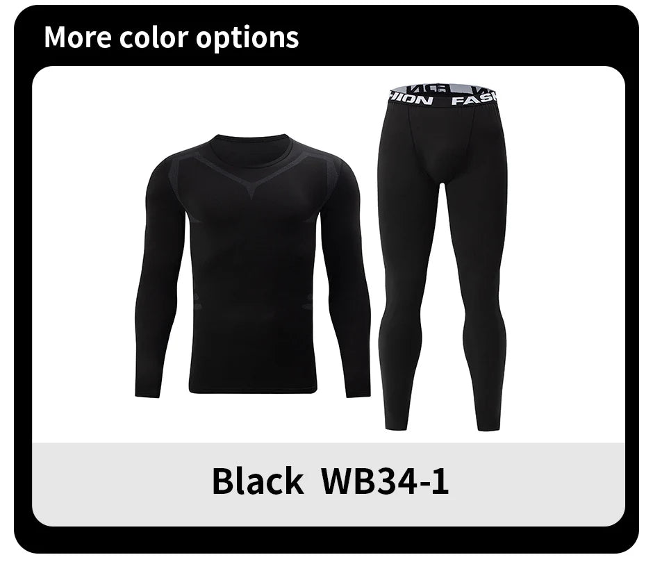 2 Pcs Spring And Autumn Men's Long-sleeved Trousers Sports Suit Fitness Running Jogging Bottoming Clothes License To Train Pants