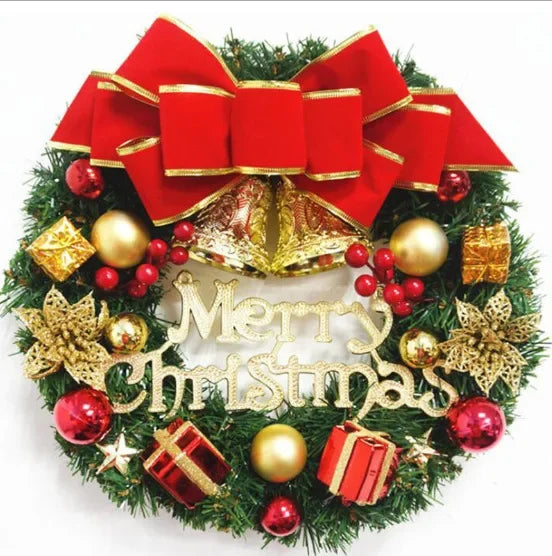 Sp Hot Sale Merry Christmas Decoration Wreath Manufacturer Artificial Greenery Christmas Garland Decoration