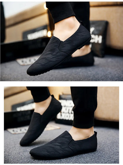 Shoes for Man New Men Fashionable Canvas Breathable Flat Bottomed Walking Shoes with Lightweight Sports Shoes Men's Sneakers