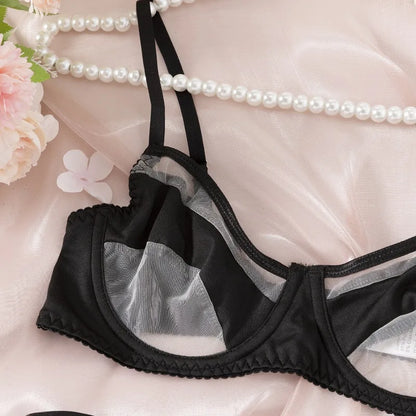 Lingeries for Woman Set Sexy Wear Set Women Bra Lingerie Ladies Transparent Underwear for Lady on Offer Sexy-lingerie-set Thong