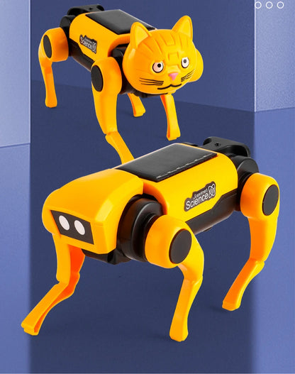 Robot Dog Science Experiment Kits Solar Powered Puppy for Kids DIY Educational Stem Toys  Children Christmas Gifts