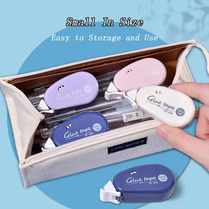 Double-Sided Adhesive Roller, Scrapbook Supplies, Adhesive Tape Runner for Scrapbooking, Home School Office Journaling Supplies