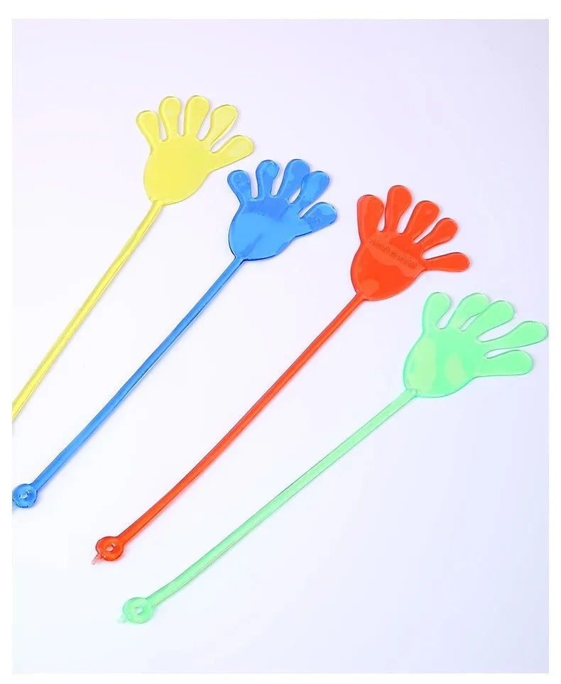 Funny Sticky Hands Toy 5-50 Pcs Elastic Slap Palm Squishy Kids Party Favors Novelty Gift Supplies for Children