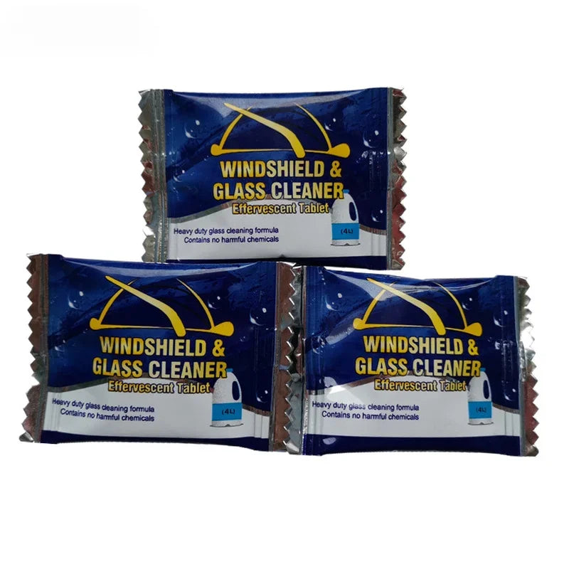 Car Windshield Glass Concentrated Washer Tablets Car Effervescent Washer Fluid Wiper Glass Solid Cleaning Tablets for Car Window