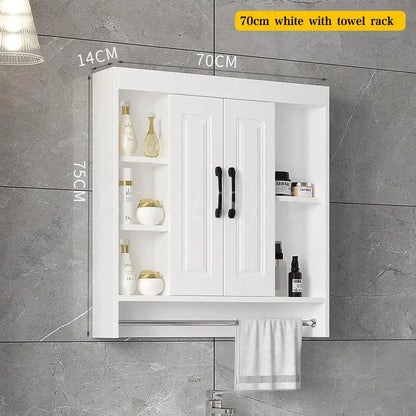 Bathroom Wall Cabinet Wooden Cabinet Bathroom Furniture Over Toilet Storage And Shelves Cupboard Above Toilet With Large Space