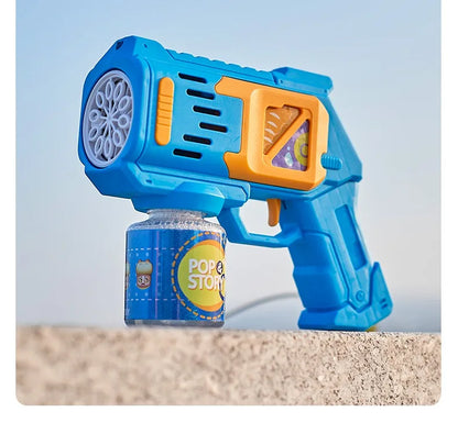 Children Bubble Gun Toy Astronaut Fully Automatic Bubble Machine Bubbles Gun Outdoor Game Fantasy Toy for Boys Girls Gifts