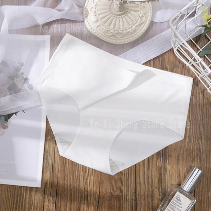 3 pieces of low-rise, seamless, solid-color underwear for women, comfortable, breathable and sexy