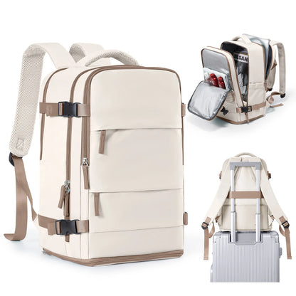 Women Men Hand Luggage Backpack Business College Laptop Travel Backpack Waterproof Carry on mochila viaje cabina avion 40x20x25