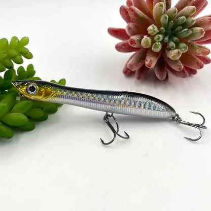 TEKNIK Popper Fishing Lure 100mm 140mm patchinco Floating Wobblers Artificial Hard Bait Patchinko 100 leurre de surface lures