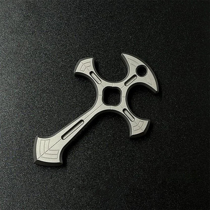 Cross Necklace For Men Self Defense Keychain Accessories With Beads Chain Pendants EDC Multi Tools Fashion Jewelry Cool Gadgets