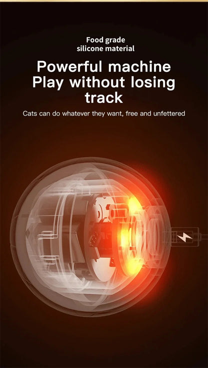 Cat Interactive Ball Training Self-moving Kitten Electric Cat Ball Toys Electronic Automatic Rolling Magic Ball Toys for Cat