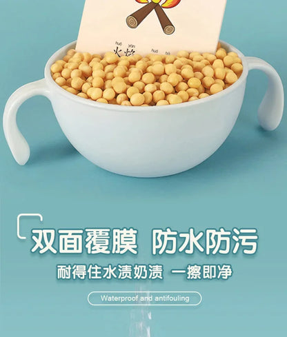 Characters Picture Enlightenment Double Literacy Card Children's Kindergarten Chinese Pinyin Card Hanzi Learning Age