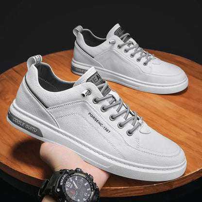 New Shoes for Men  Comfortable Flat Men's Casual Shoes Outdoor Wild Men's Sneakers High End Fashion One Pedal Dress Shoes Male