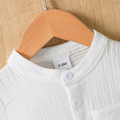 Kids Clothes 2 Piece Set Summer New Boys Casual Pockets Sports Suit Cotton Leisure T-shirt Cute clothing Solid Color Loungewear