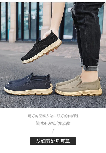 Shoes for men, 2024 autumn new single shoes, British style bean shoes, dad shoes, one foot casual shoes