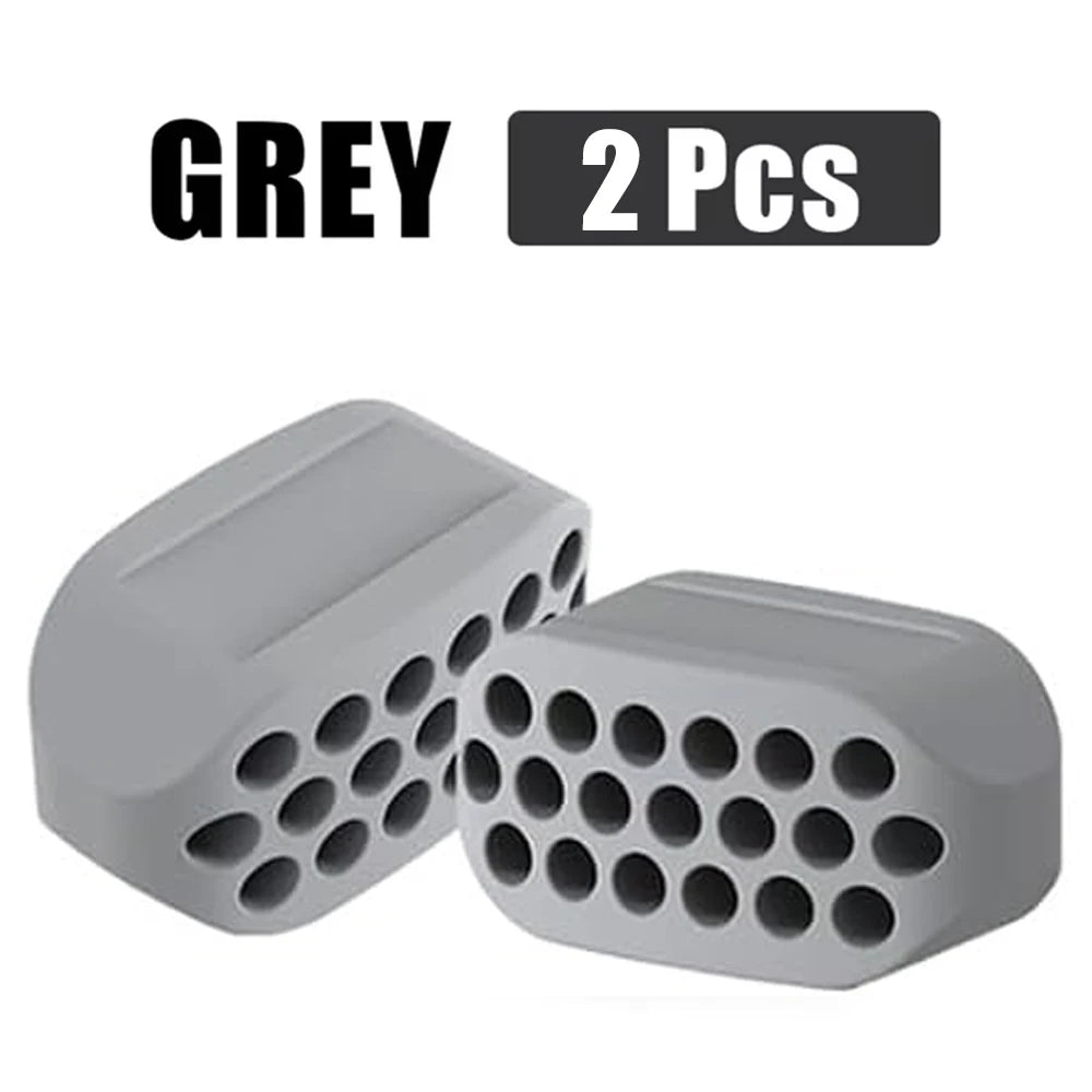 Jawline Exerciser for Man and Woman Silicone Jaw Exerciser Gum Tablets Jaw Trainer & Jaw Exerciser Shaper for Beginner, Intermed