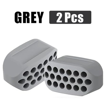 Jawline Exerciser for Man and Woman Silicone Jaw Exerciser Gum Tablets Jaw Trainer & Jaw Exerciser Shaper for Beginner, Intermed