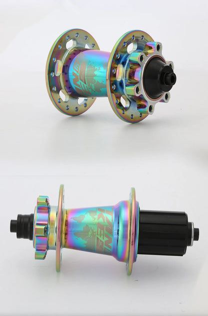 TANKE 120 Click Hub 6 Bearing MTB Mountain Bike Hub Front Rear 28 32 36 Holes QR Thru-axle Exchange Disc Brake Bicycle Hubs HG