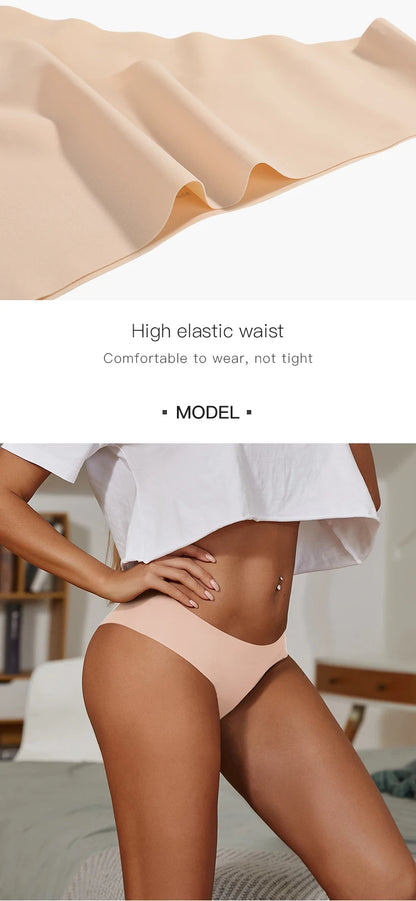 Hot Sale High Quality Seamless Panties Ladies Sexy Underwear Daily Briefs Panty Invisible No Trace Panties For Women 0908-1