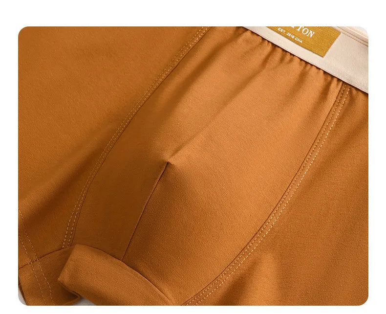 3pcs Men Underwear Cotton BoxerShorts Hombre Panties Man Breathable Underpants Sexy Sports Comfort Male Boxers Large Size L-6XL