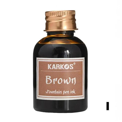 1 Bottle Pure Colorful 20/30ml Fountain Pen Ink Refilling Ink Stationery School High Quality Calligraphy Writing Fountain Ink