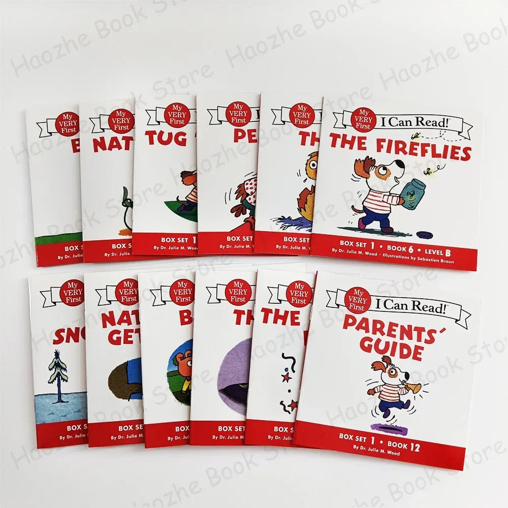 12 Books Set My Very First I Can Read English Picture Book for Beginner Pocket Book for Children Kids Montessori Bedtime Reading