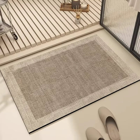 Bathroom Mat Absorbent Floor Mats Bath Carpet Soft Diatom Mud Non-slip Rug Toilet Doormat Entrance Door Коврик для ванной 욕실 매트